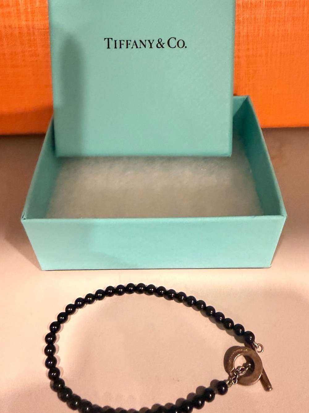 Tiffany & Co. Onyx Bead Bracelet - Picture 2 of 4